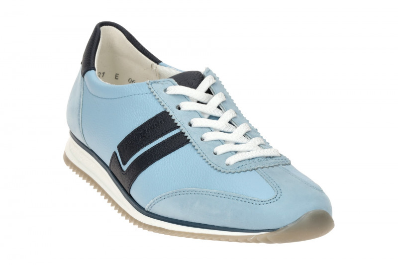 Paul Green Slipper Sneaker blau sky extra flach 5453
