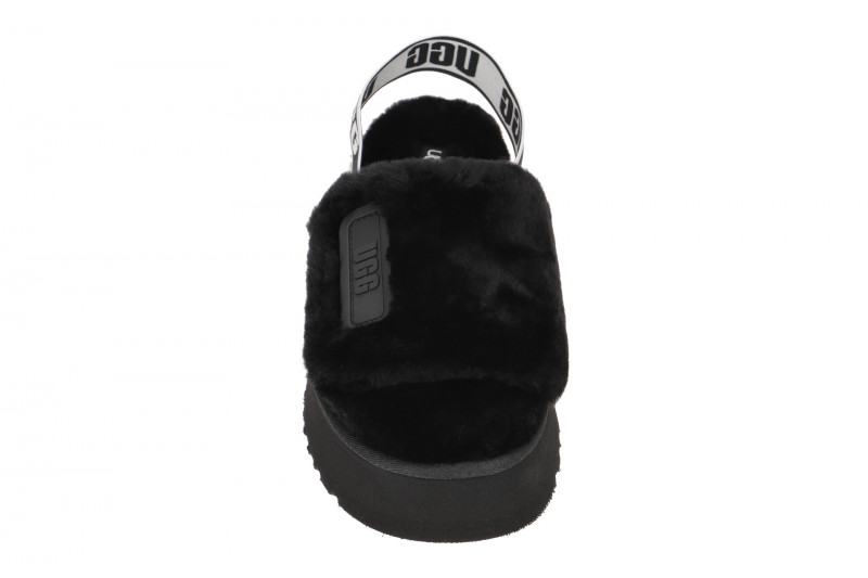 UGG Disco Slide Sandalen Hausschuhe schwarz 1112258