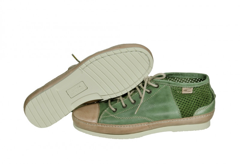camel active Nassau Schuhe jungle grün beige - 805.71.03