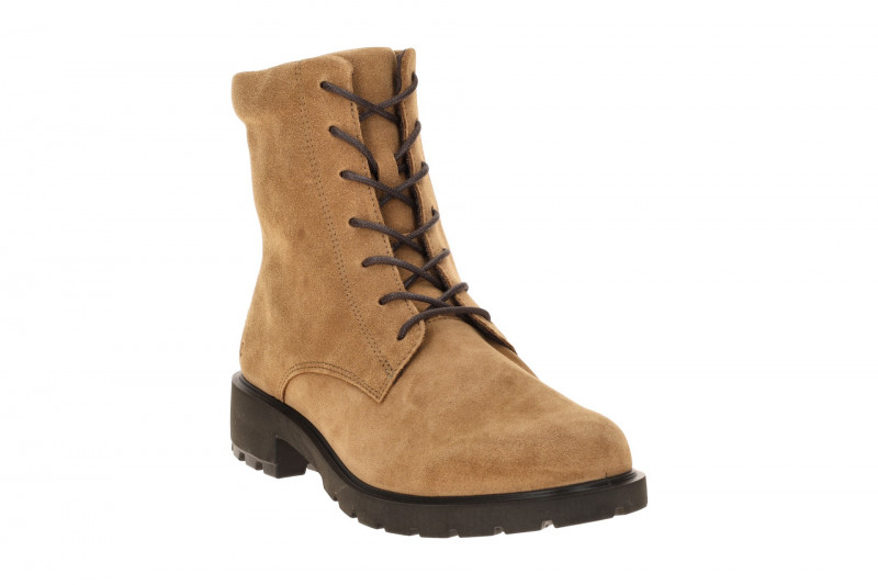 Ecco Metropole Vienna Stiefel Boots braun Velour 231303