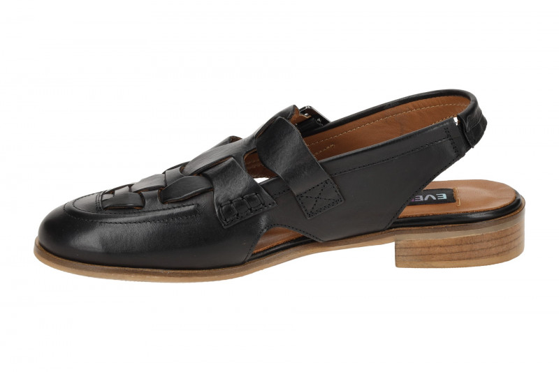 Everybody Sandalette Afina schwarz geschlossen 30503