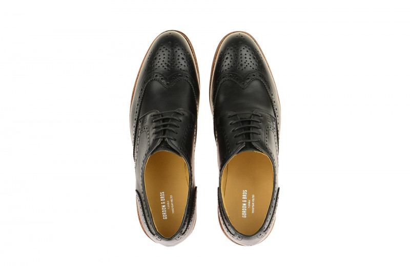 Gordon & Bros Schuhe Levet schwarz Rahmengenäht 2318 Flex