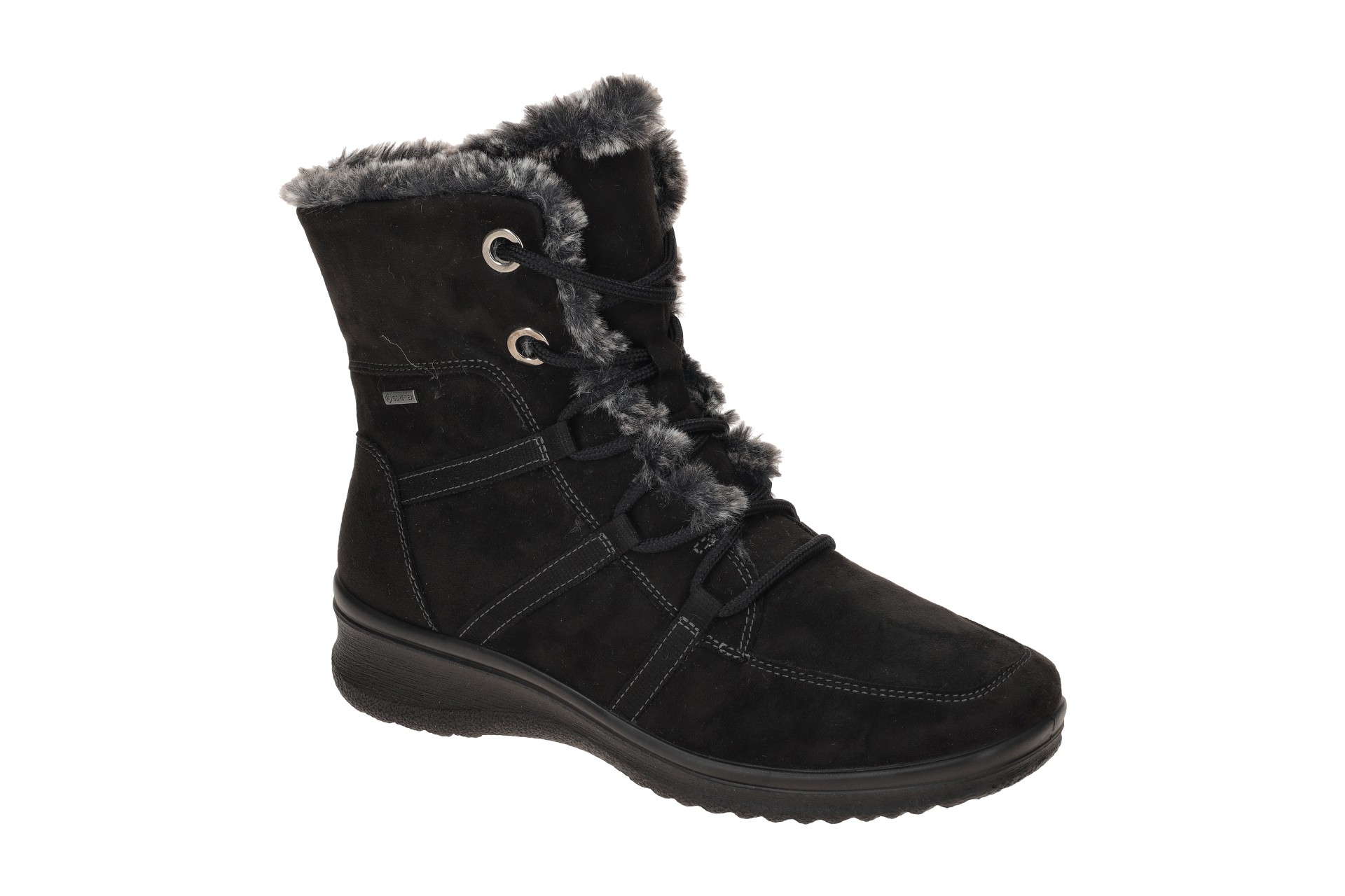 ARA Dames München-Gtx Laarzen, Black Graphite 12 48554 65, 39 EU