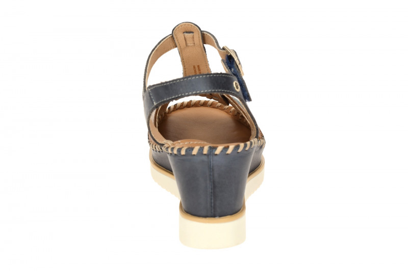 Pikolinos Aguadulce T-Steg Keil Sandale blau multi W3Z-1836C1