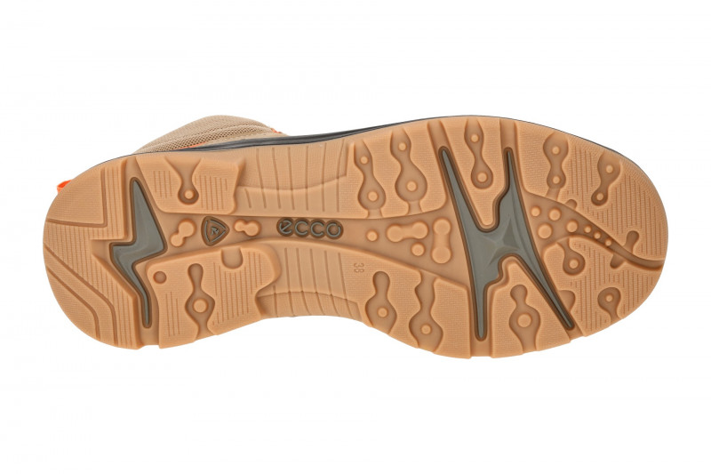 Ecco Offroad Schuhe Wander Stiefel beige wasserdicht 822413
