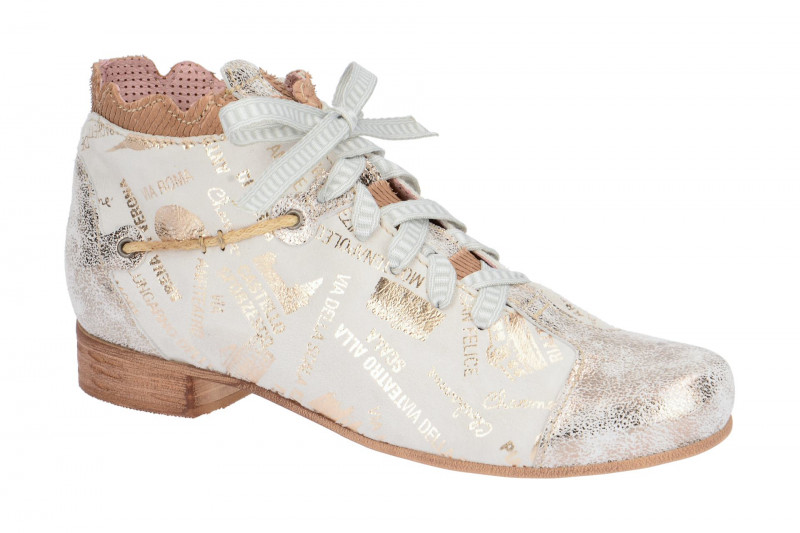 Charme Schuhe weiß metallic 0263G