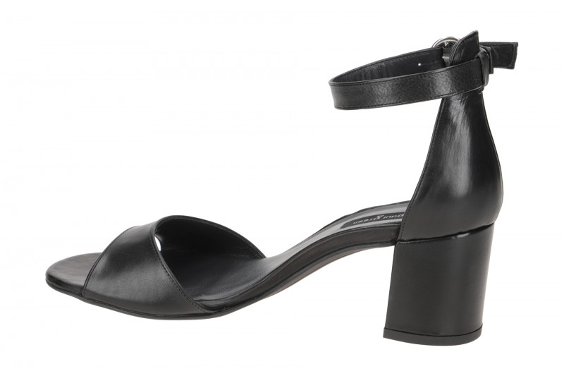 Paul Green Sandalette schwarz Glattleder 6062