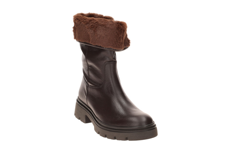 Gabor Stiefel braun mocca Fellkragen gekrempelt 8021.04.002