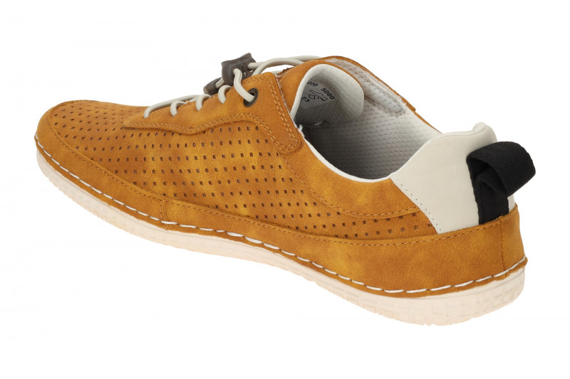 bugatti Bimini Schuhe Sneaker gelb Vegan AFF07