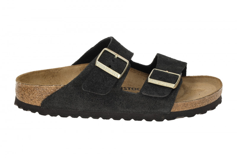 Birkenstock Arizona BS Pantolette schwarz Glitzer SCHMAL 1030312