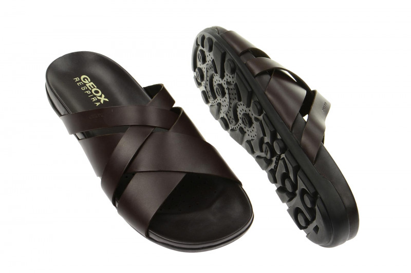 Geox Sandal Frank Pantolette braun U52W2B