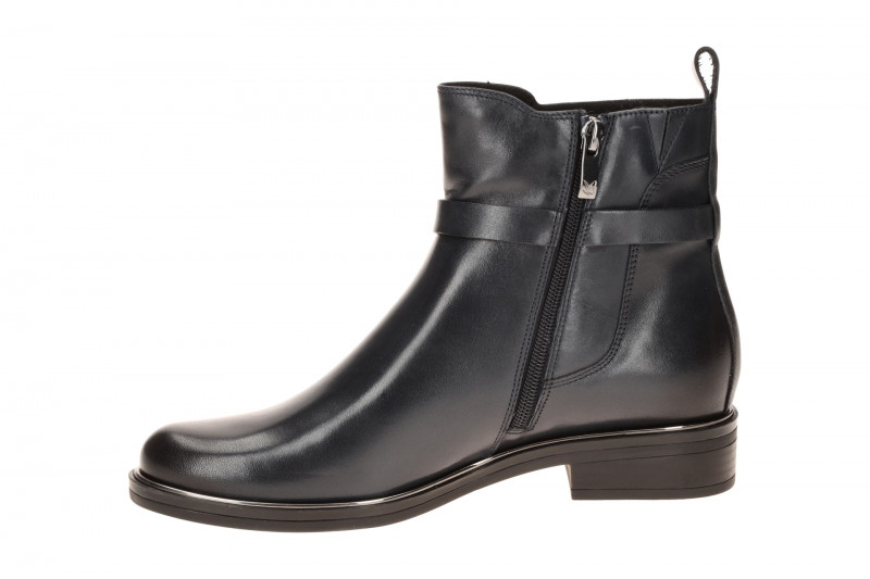Caprice Stiefelette Ankle Boot blau ocean glänzend 25312-45