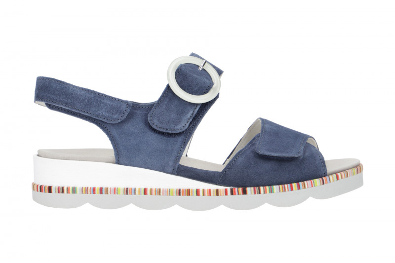 Waldläufer Nelly Sandale blau jeans 650002