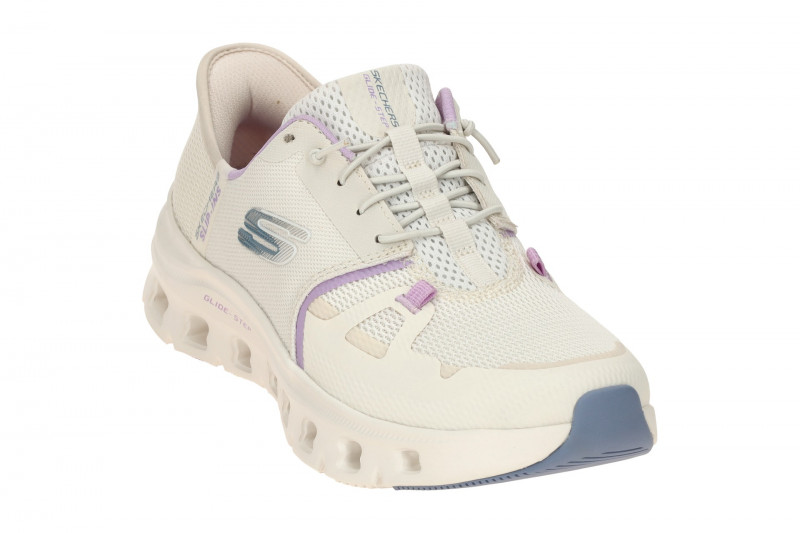 Skechers Glide Step Schuhe weiß creme SLIP INS 150420