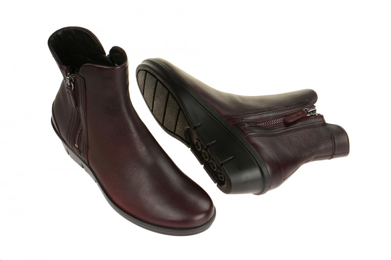 Ecco Skyler Stiefelette dunkel-rot bordo