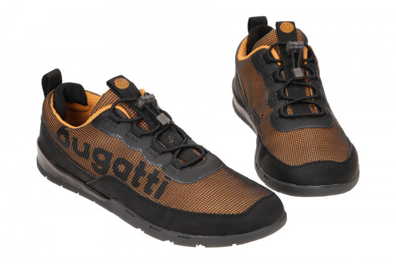 bugatti Moresby Schuhe Slipper gelb schwarz