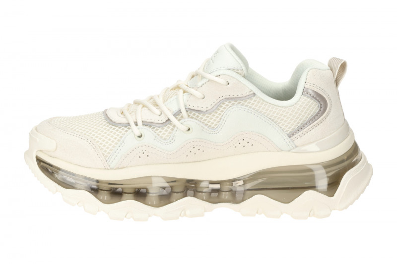 Skechers Uno Chaos Schuhe weiß beige Chunky Sneakers 177935