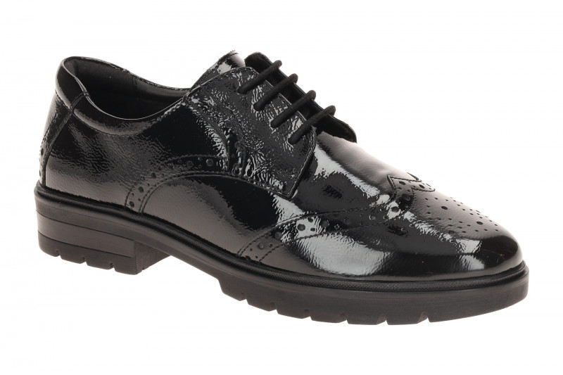 ARA Cambridge Schuhe in schwarz Lack Brogue 12-11223
