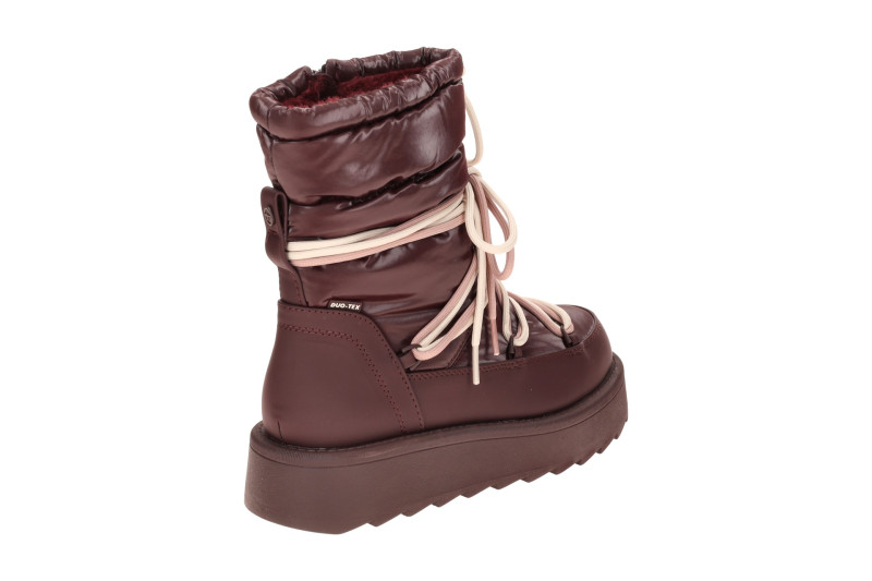 Tamaris Winter Stiefel Plateau Boots rot merlot DUO-TEX 26846