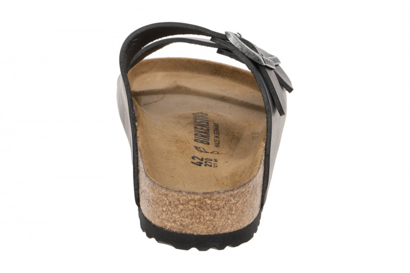 Birkenstock Arizona BS Pantolette schwarz Leder Normal-Weit 552111