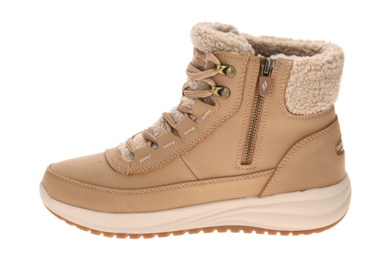 Skechers On-The-Go Stiefeletten hellbraun Damen wasserdicht 144746