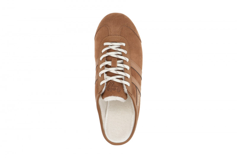 Gola Cleora Damen Pantoletten Mule braun umber Warmfutter CLB927