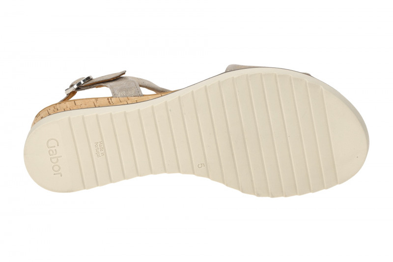 Gabor Genua Sandale grau metallic 82.751.95