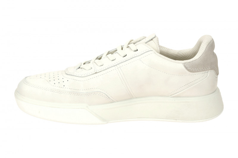 ecco Street Court Schuhe weiß Glattleder 539814