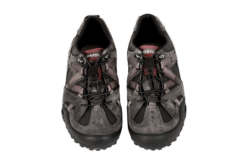 Geox Wide Snake T Schuhe schwarz dunkelrot U2406T