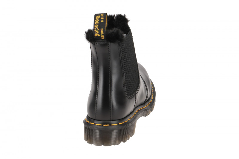 Dr Martens 2976 Leonore Stiefelette Chelsea-Boot grau Warmfutter
