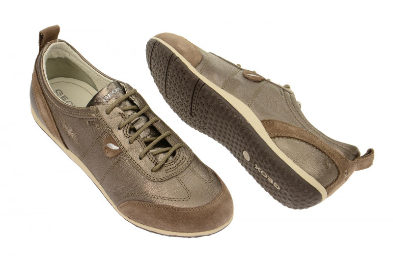 Geox Vega Schuhe taupe braun Damen