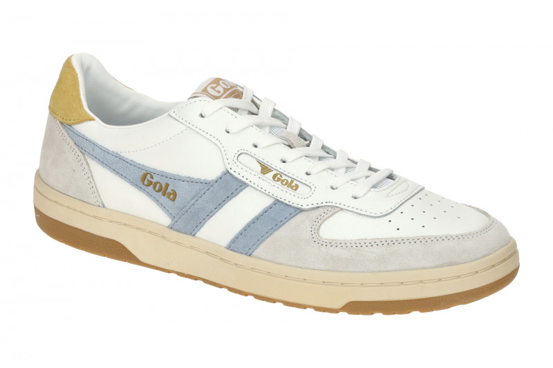 Gola Hawk Schuhe Sneakers weiß blau Damen CLB336