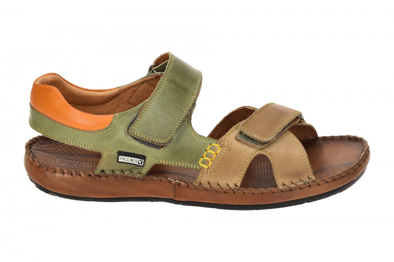 Pikolinos Tarifa Sandale taupe grün 06J-5818C2