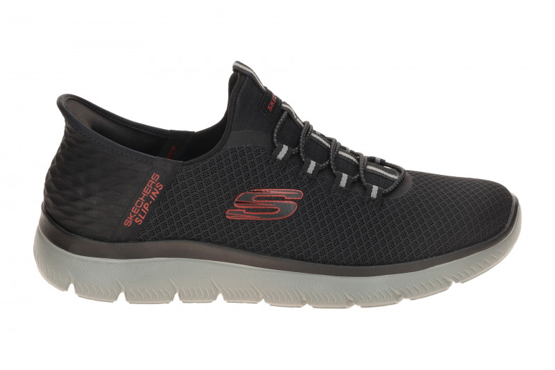 Skechers Summits Schuhe schwarz rot SLIP-INS 232457