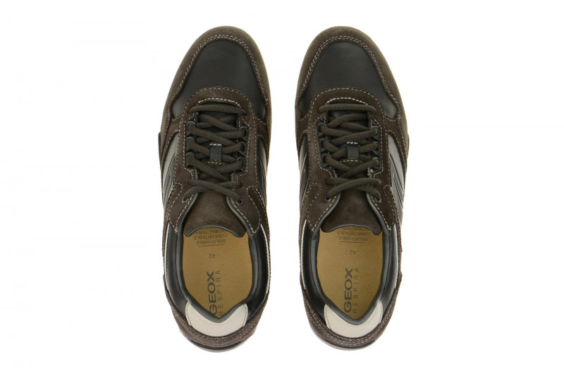 Geox Snake Schuhe schwarz grau U3407Q