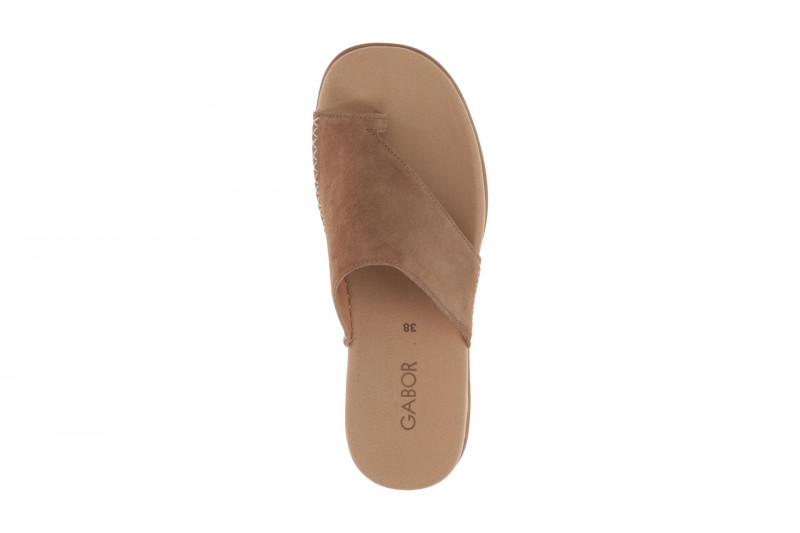 Gabor Zehentrenner Pantolette braun 83.700.38