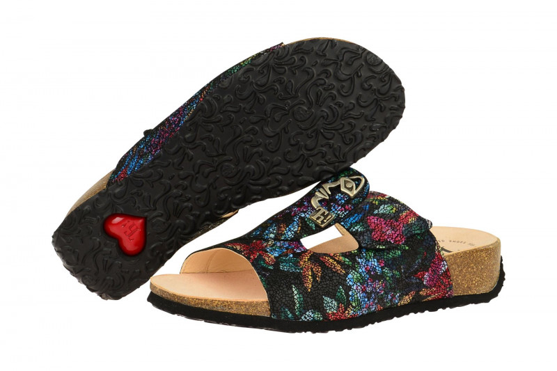 Think Mizzi Pantolette schwarz multi 1-81352-03