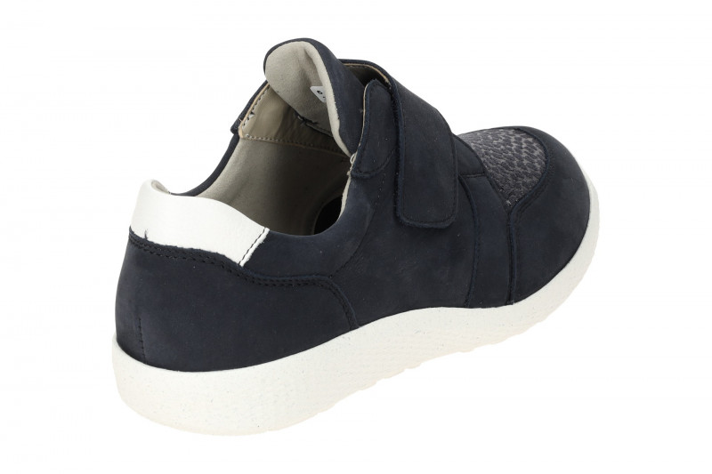 Waldläufer Ira Schuhe blau M-Weite OrthoTritt Klett 815M32