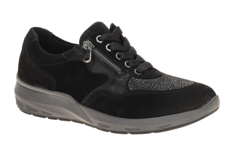 Waldläufer Tonia Schuhe schwarz Leo Muster M-Weite 831M01