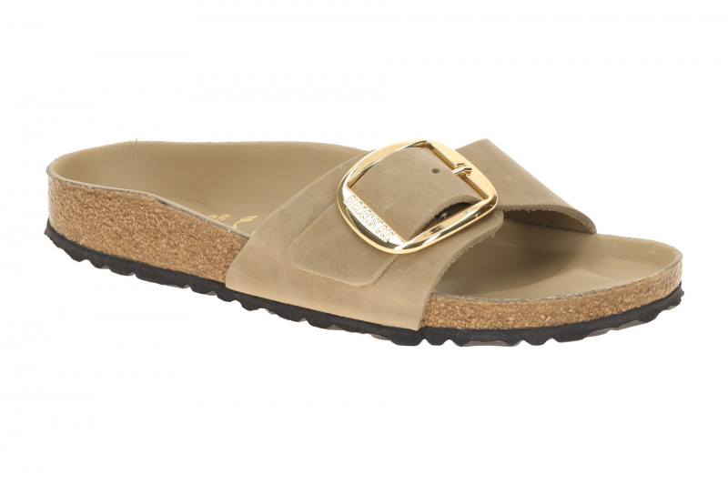 Birkenstock Madrid Big Buckle Pantolette braun tabacco 1030467