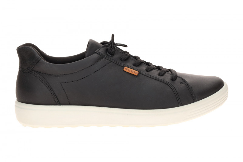 Ecco Soft 7 Schuhe Slipper schwarz Easy Slip Gummizug 490583