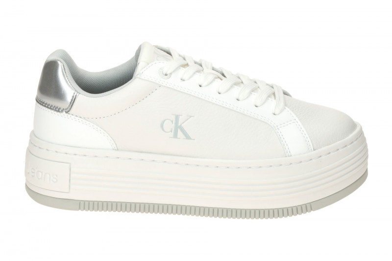 Calvin Klein Schuhe Bold Flatf Sneakers Plateau weiß Damen