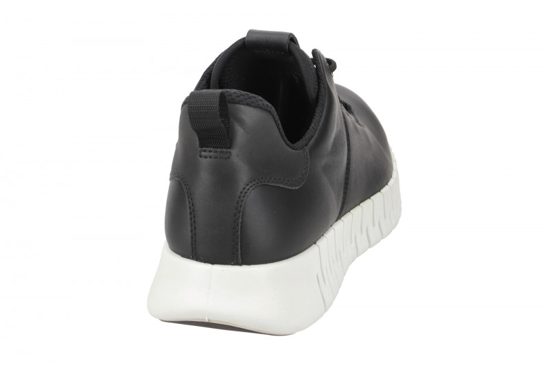 Ecco Gruuv Schuhe schwarz weiß Herren Sneakers 525204