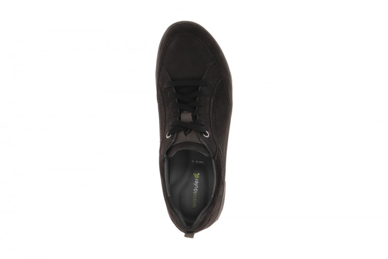 Waldläufer Max Schuhe schwarz Nubuck H-Weite