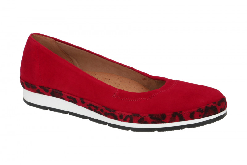 Gabor Ballerina Schuhe rot Luchs 42.400.49
