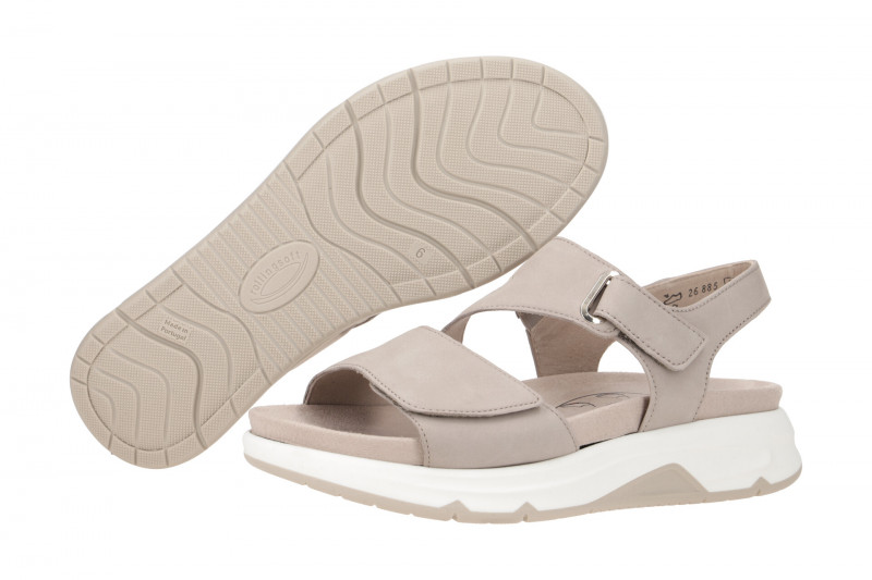 Gabor RollingSoft Sandale grau Nubuck 86.885.43