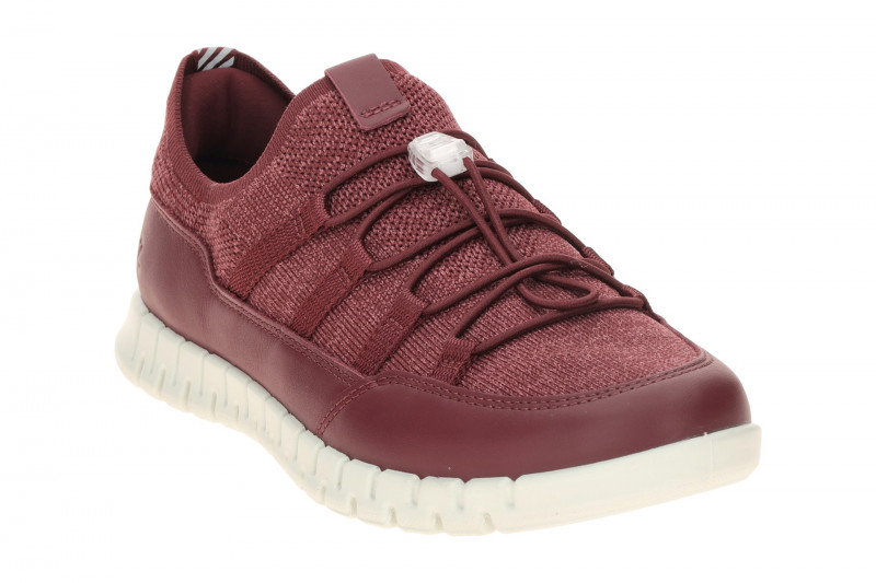 Ecco Gruuv Lite Schuhe rot ruby Easy Slip Gummizug 246303