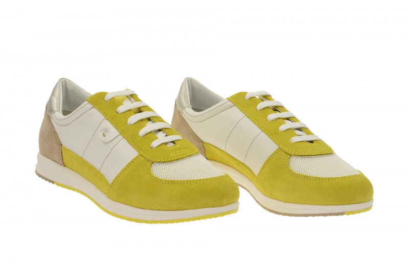 Geox D52H5B 05422 C1372 Avery gelb weiß