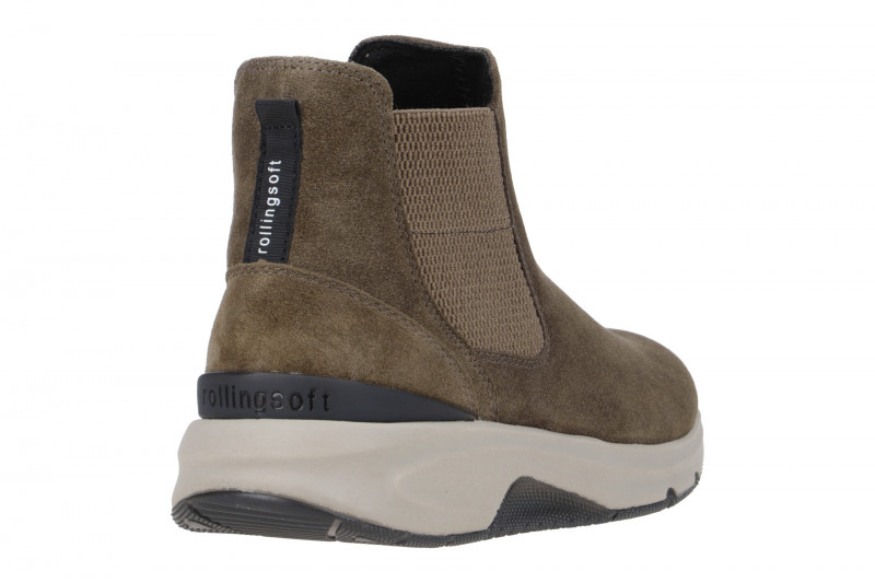 Gabor RollingSoft Stiefelette grau braun mohair 96.881.30