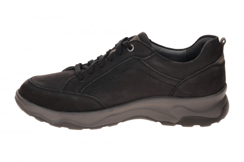 Waldläufer Max Schuhe schwarz Nubuck H-Weite